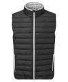 TS040 Traverse padded gilet Black / Light Grey colour image