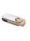MO1201 Wooden case USB Flash drive 16 GB Wooden / Silver colour image
