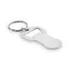 MO2793-85CLAVE Bottle opener token keyring Silver colour image