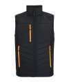 RG643 Pro universal bodywarmer Black / orange pop colour image