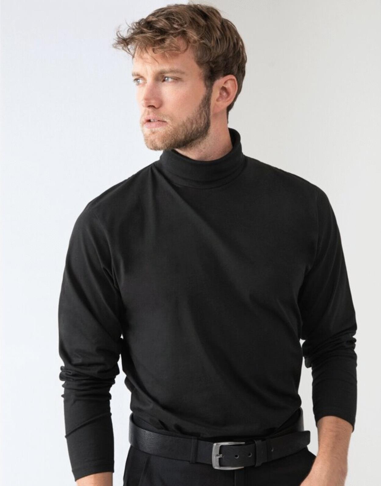H020 Roll Neck Long Sleeve Top secondary Image