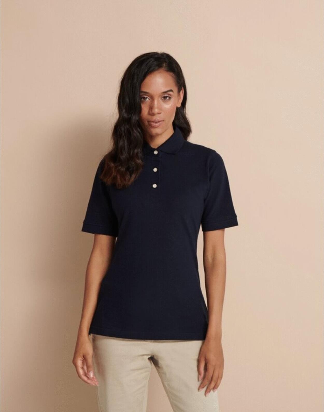 H121 Ladies Cotton Polo Shirt Image 1