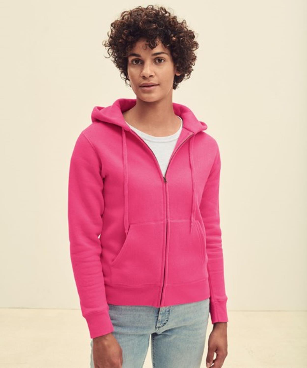 SS91 SS312 SS82 Lady-Fit Hooded Sweat Jacket Image 1