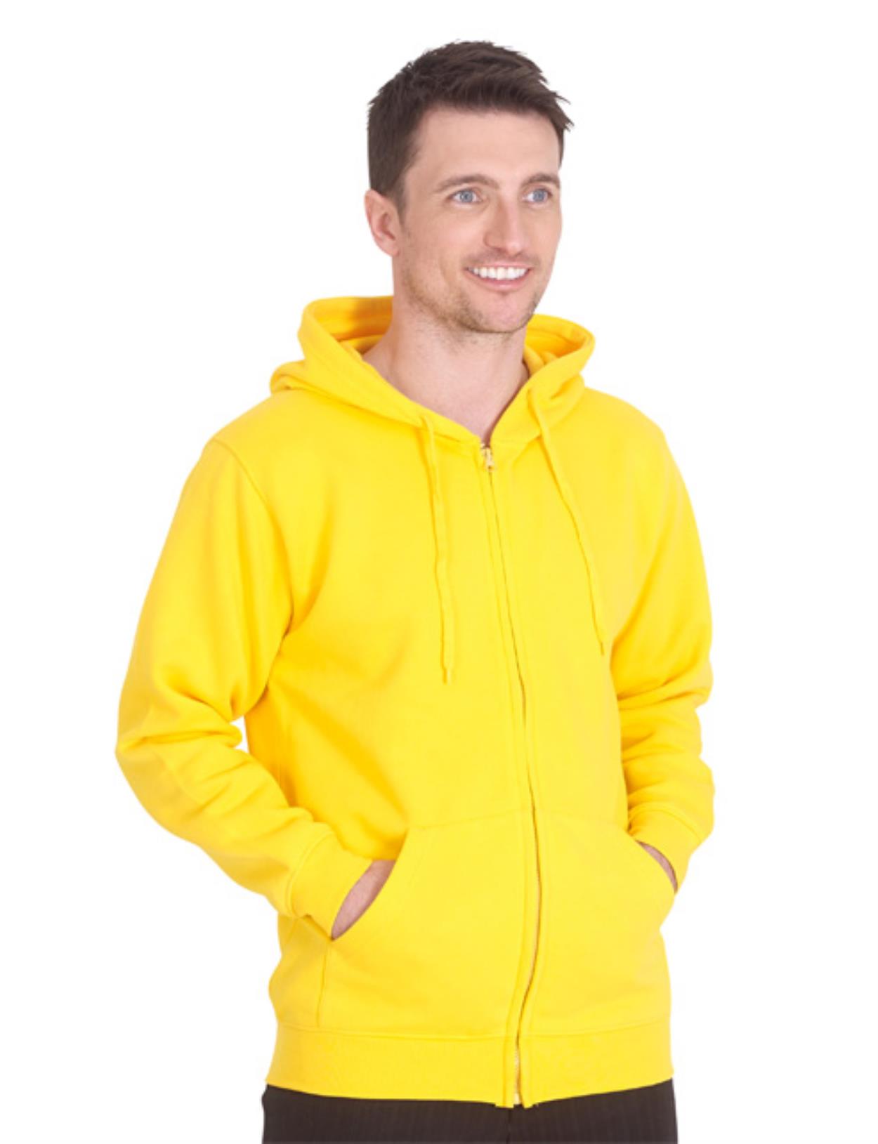UC504 Adults Classic Fill Zip Hooded Sweatshirt Image 1