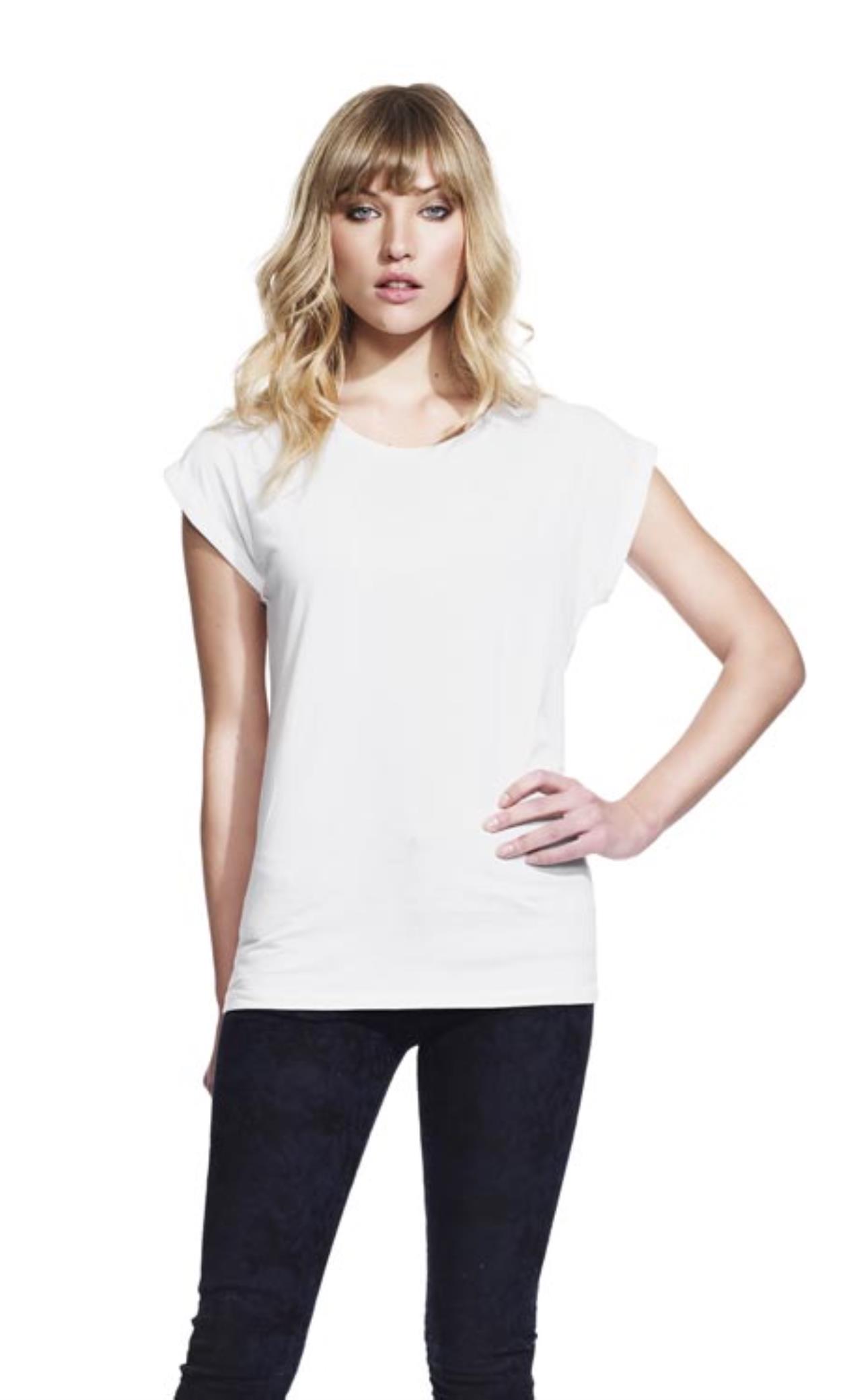 N20 Women's Rolled Sleeve Tunic T-shirt Image 1