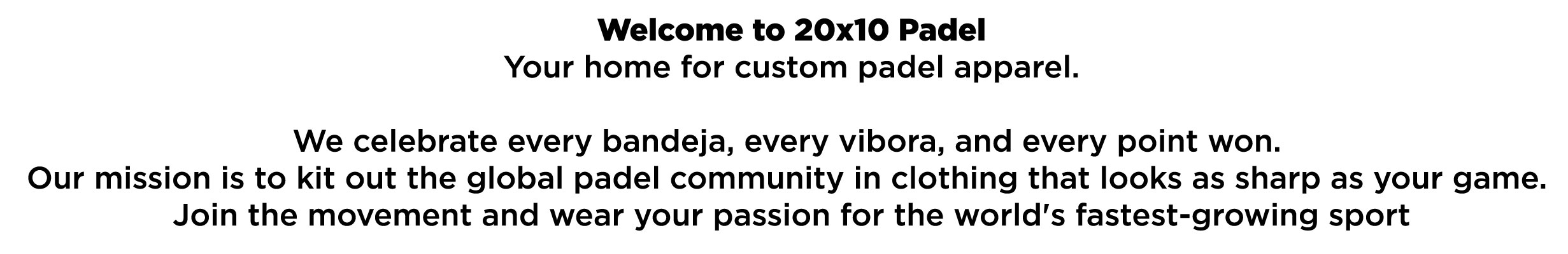 20x10 Padel Banner