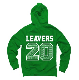 personalised leavers hoodies