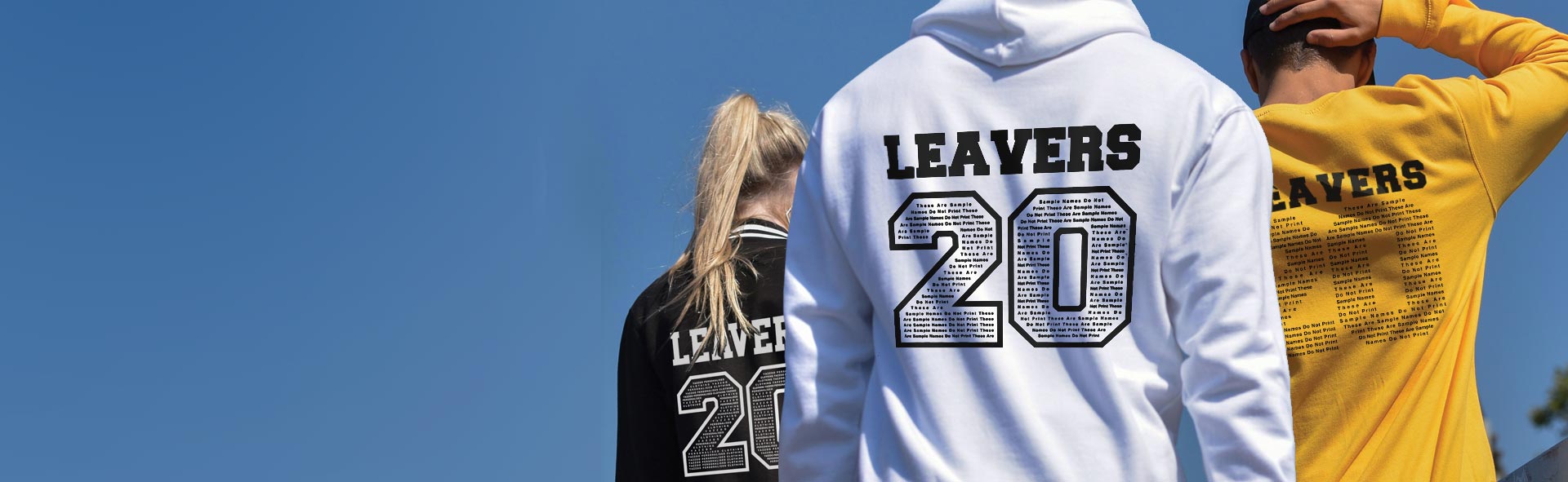 personalised leavers hoodies