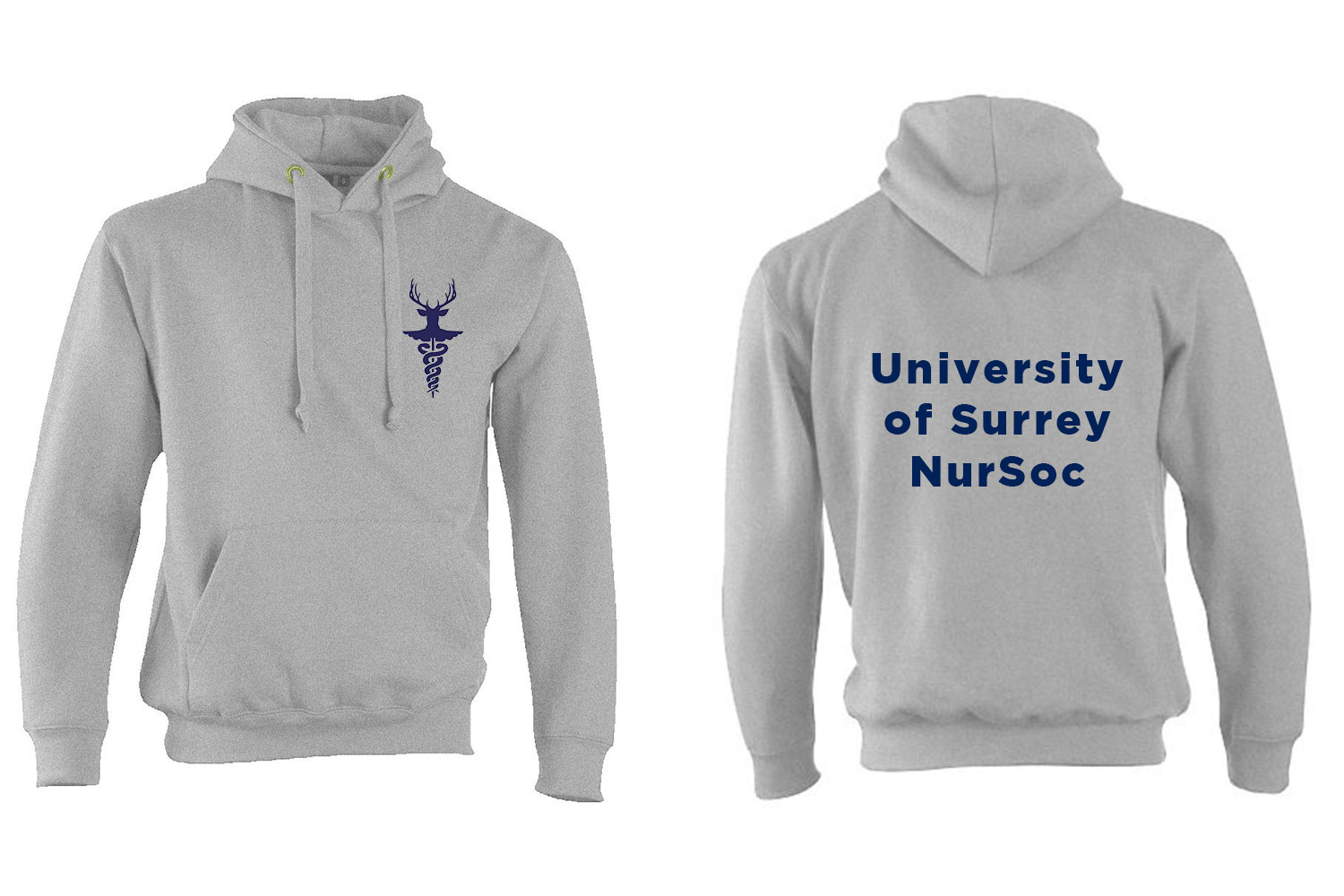 Surrey NurSoc Navy Embroidered Hoodie