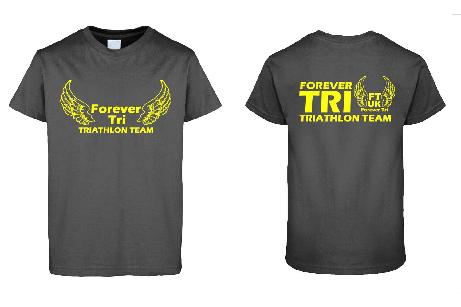 Forever Tri Large Logo Tee Black