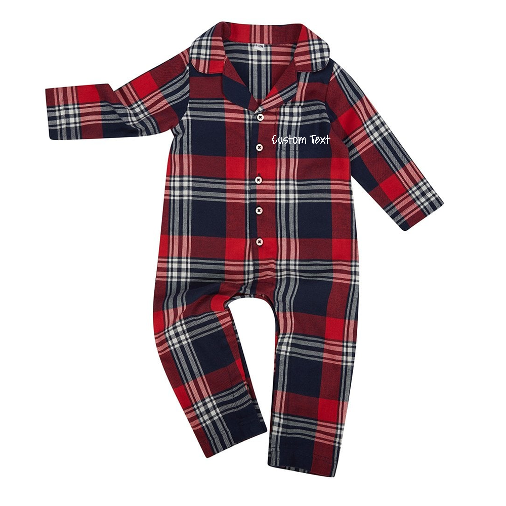 Baby/ Toddler Tartan All in one