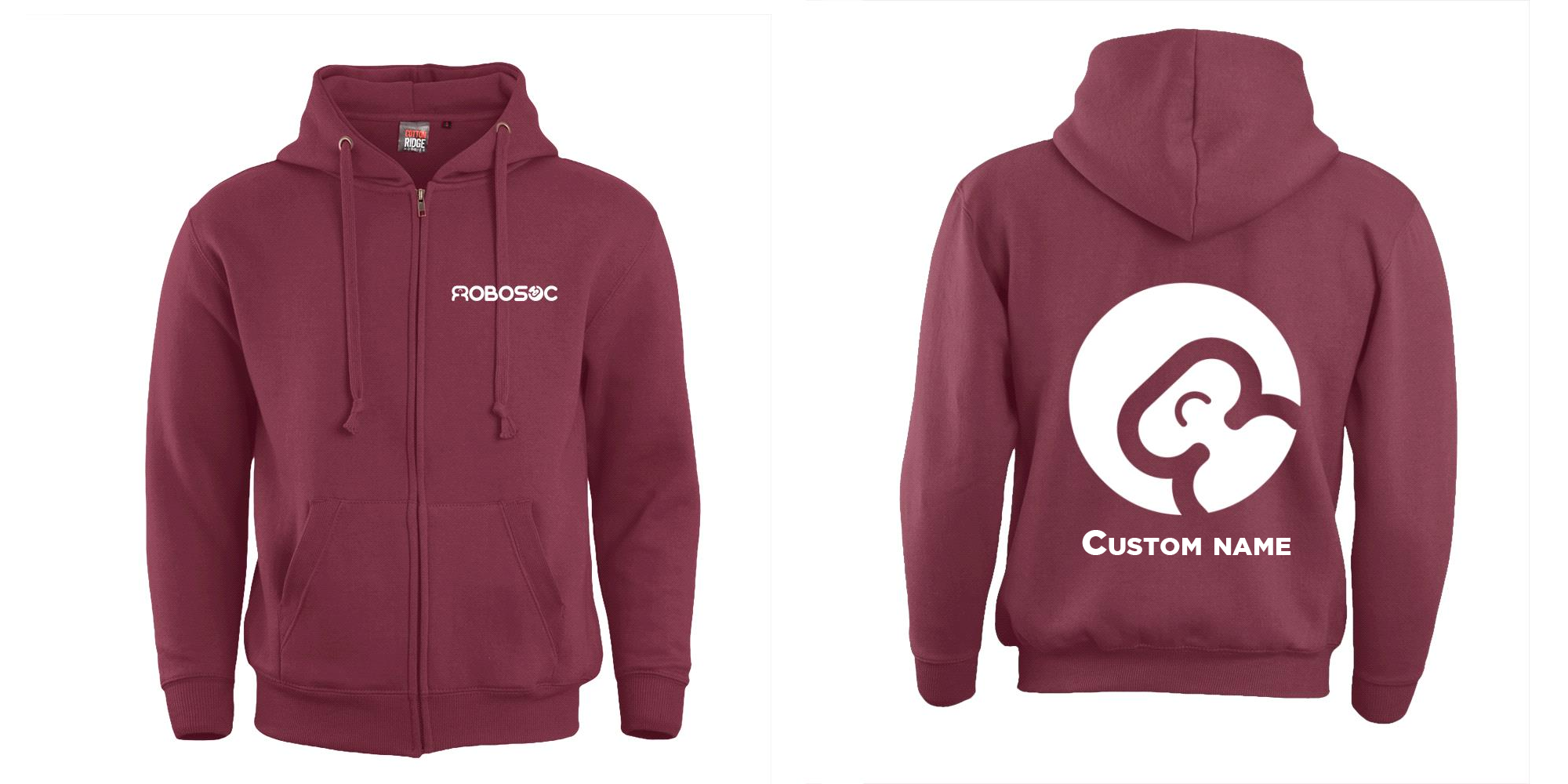 Robotics Society 2022 zip hoodie