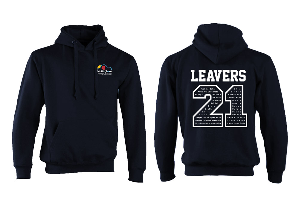 Mottingham Primary Adult Leavers hoodie