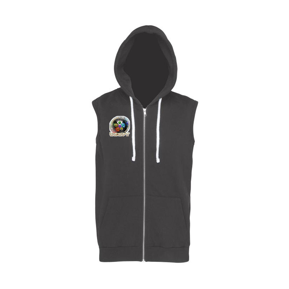 WEWFT Sleeveless Zip Hoodie