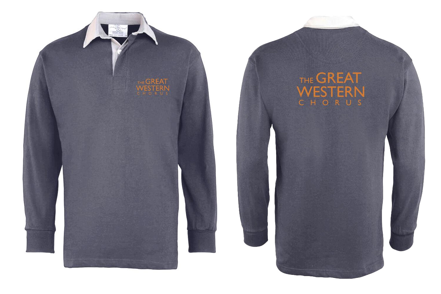 GWC Rugby Shirt with Orange logo