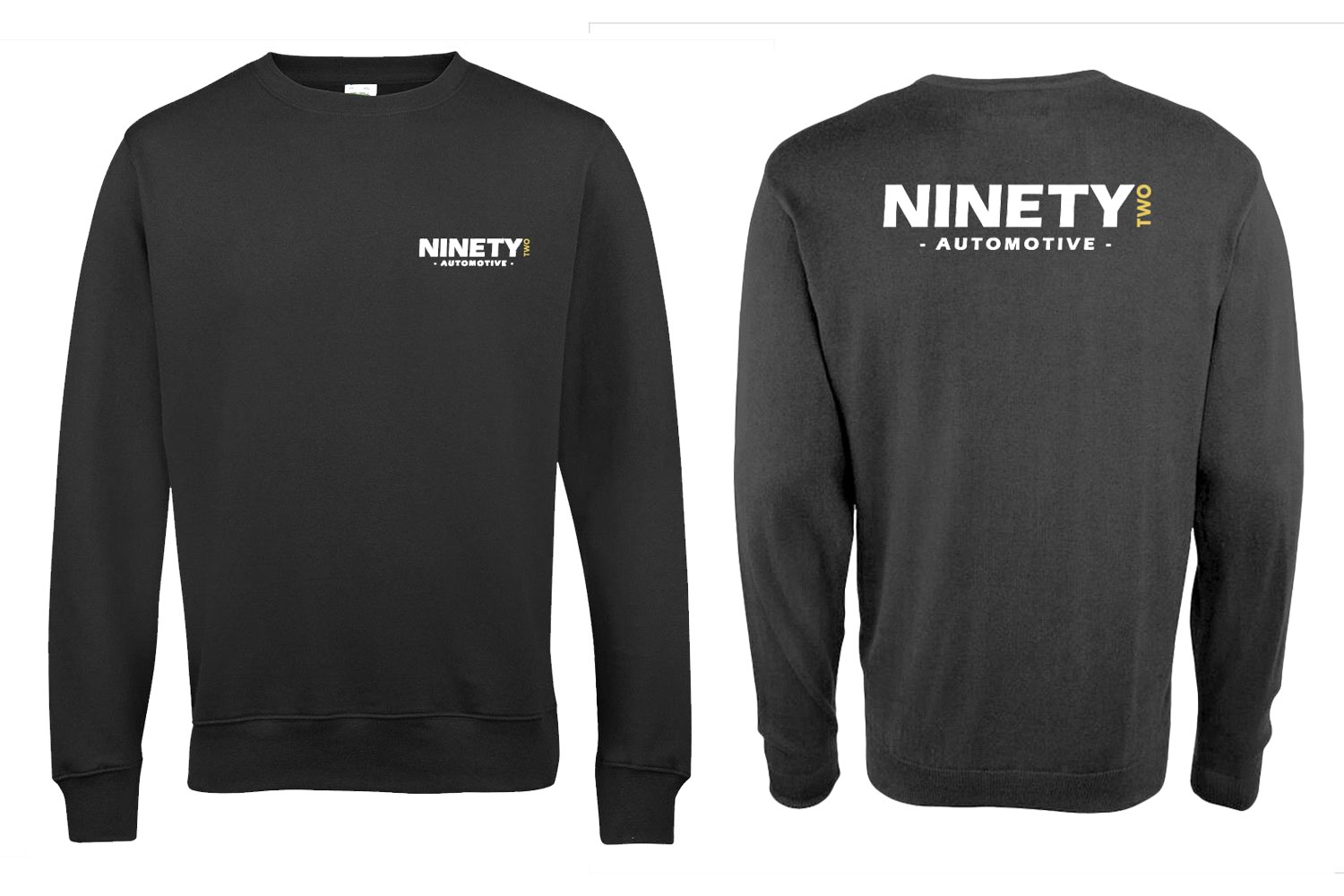 Ninety2 Basic Sweatshirt White Logo