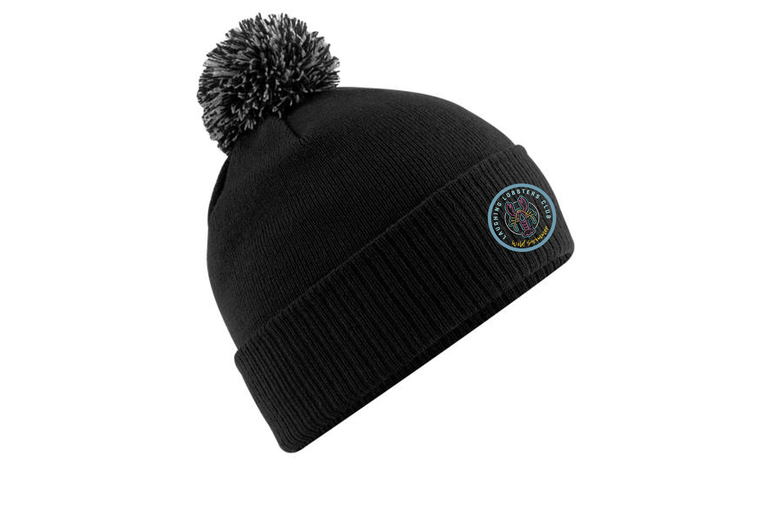 Embroidered Snowstar Bobble Hat