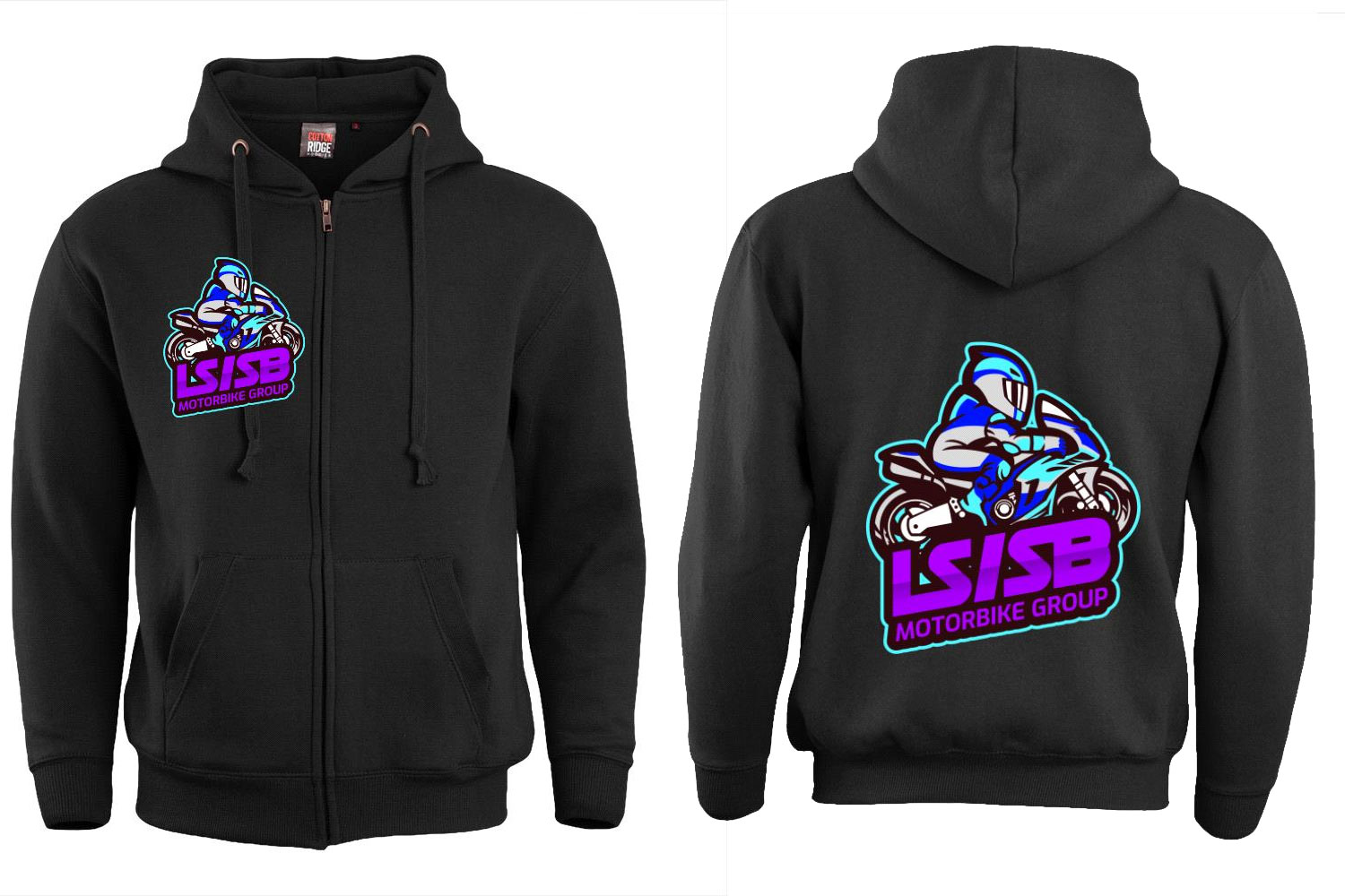 LSSB Blue/Purple/Grey Logo Hoodie