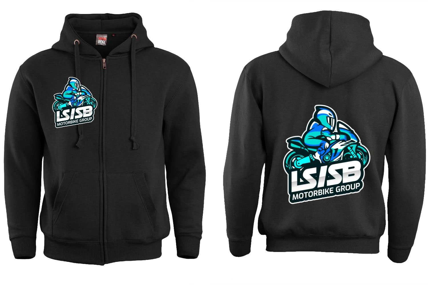 LSSB Blue/White Logo Hoodie