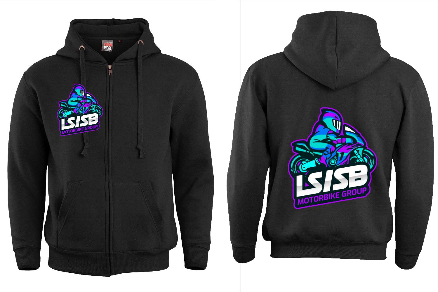 LSSB Blue/Purple Logo Hoodie