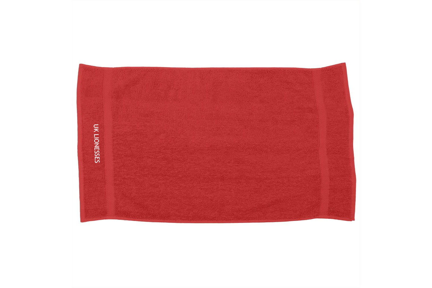 Lionesses Red Towel - TEXT