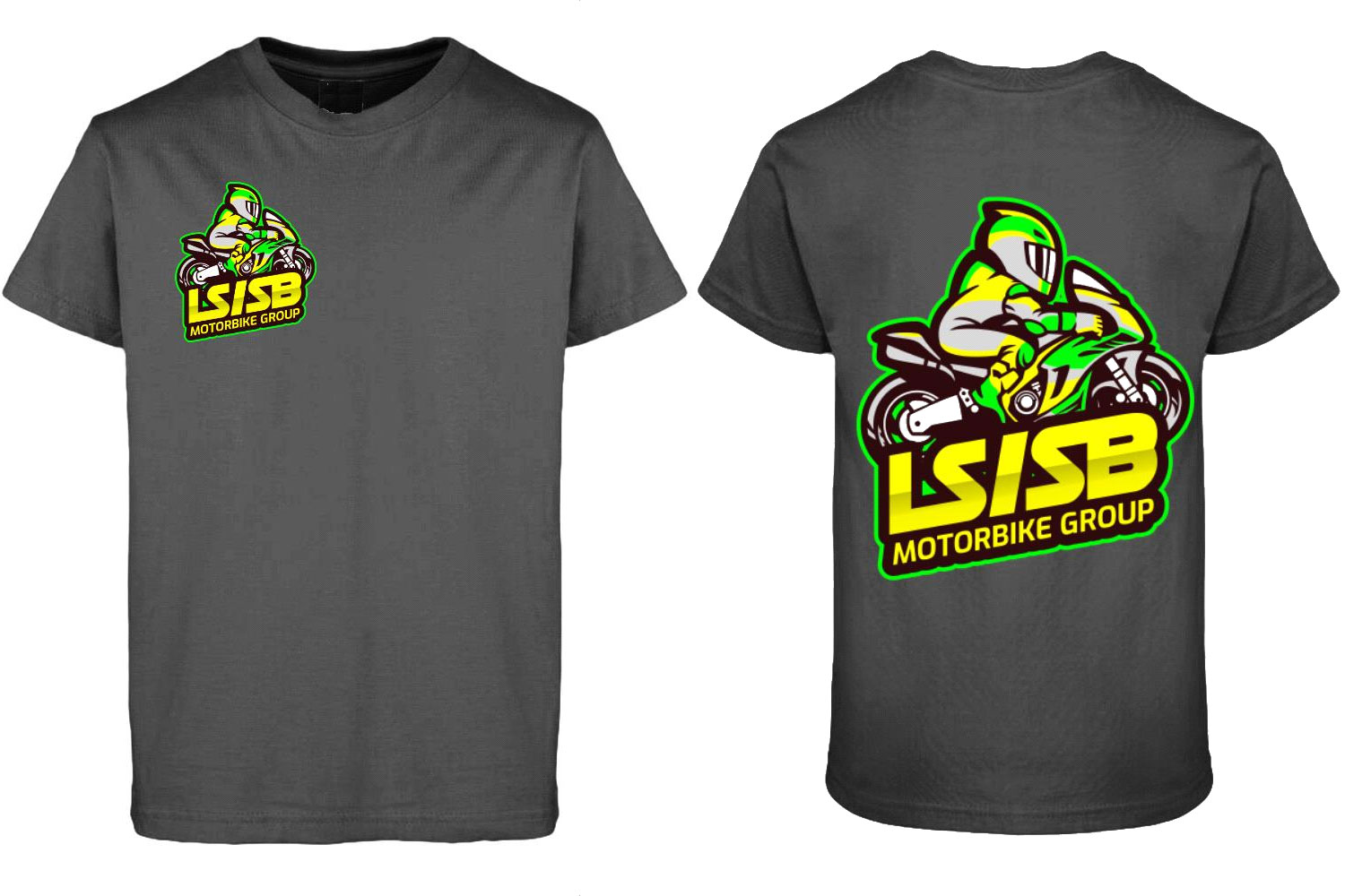 LSSB Yellow/Green/Grey Logo Tshirt