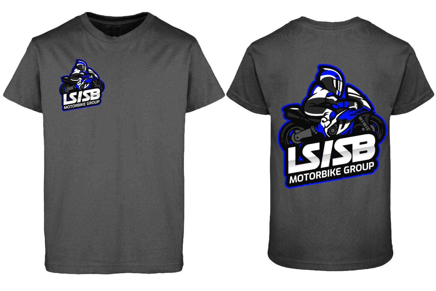 LSSB Blue White Black Logo Tshirt