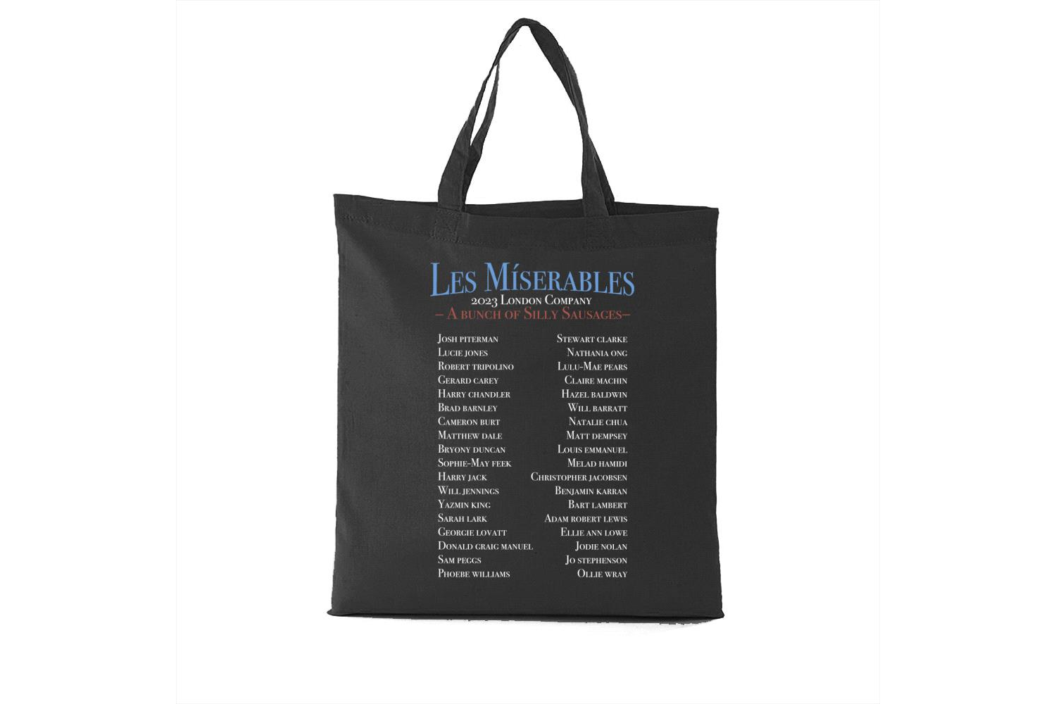 Stagey Smiles Les Mis Tote