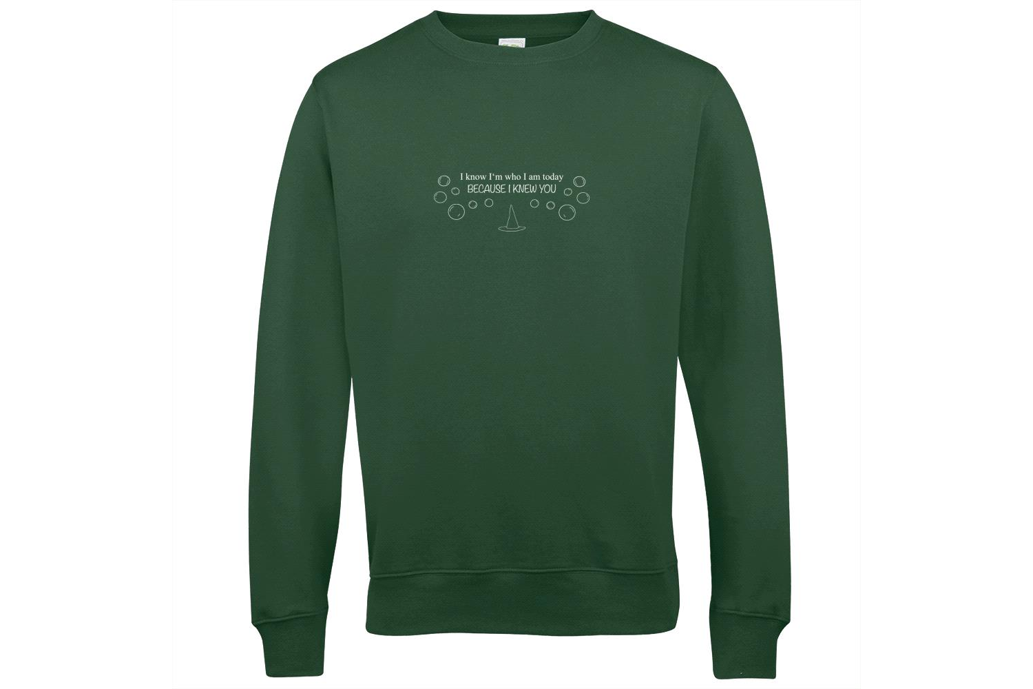 Stagey Smiles Green Sweatshirt