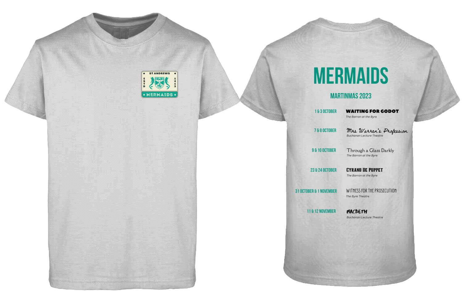 Mermaids Sticker Logo T-Shirt