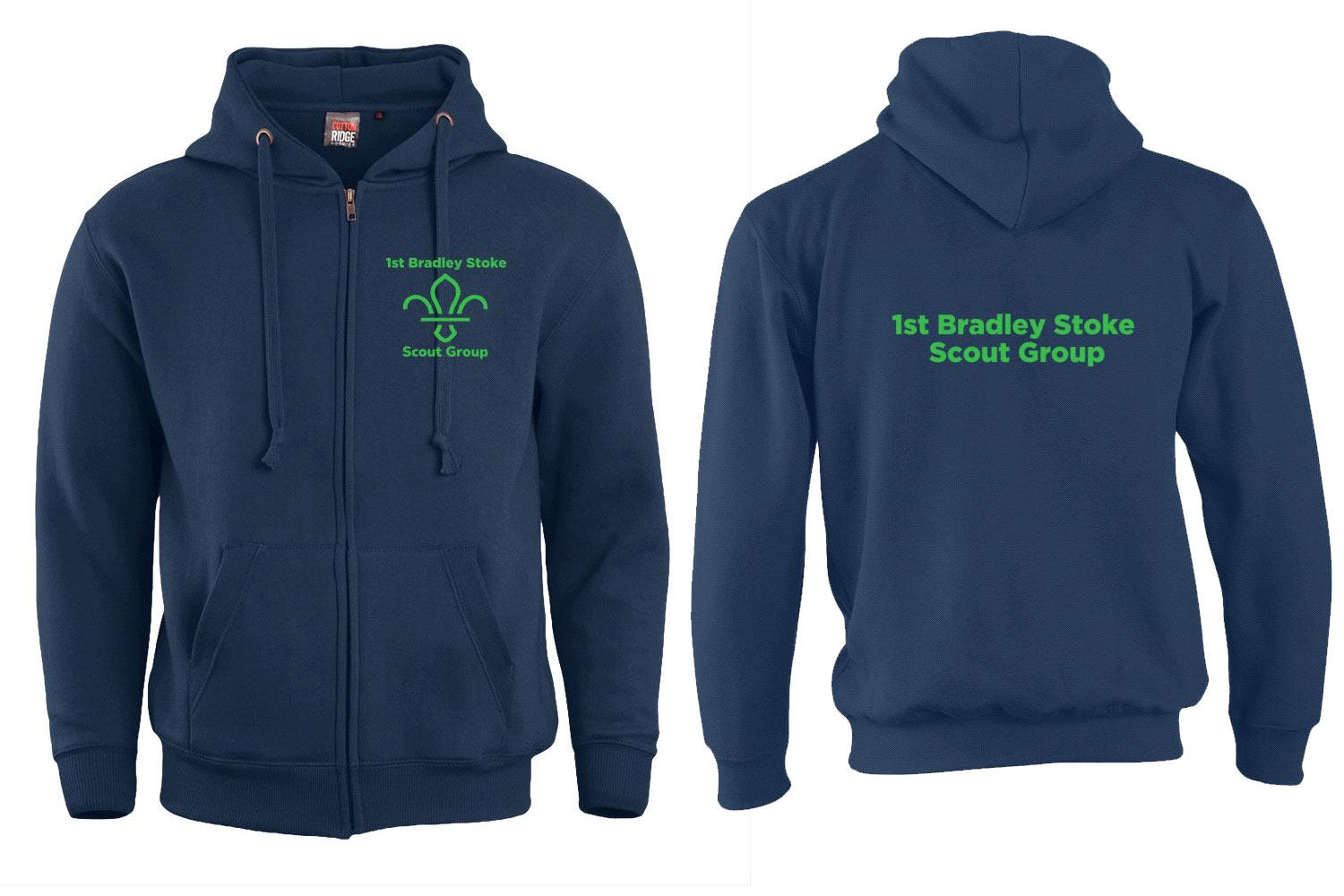 1st Bradley Stoke Kids Zipped Hoodie