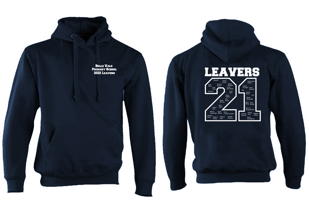 Belle Vale School Adults Leavers Hoodie