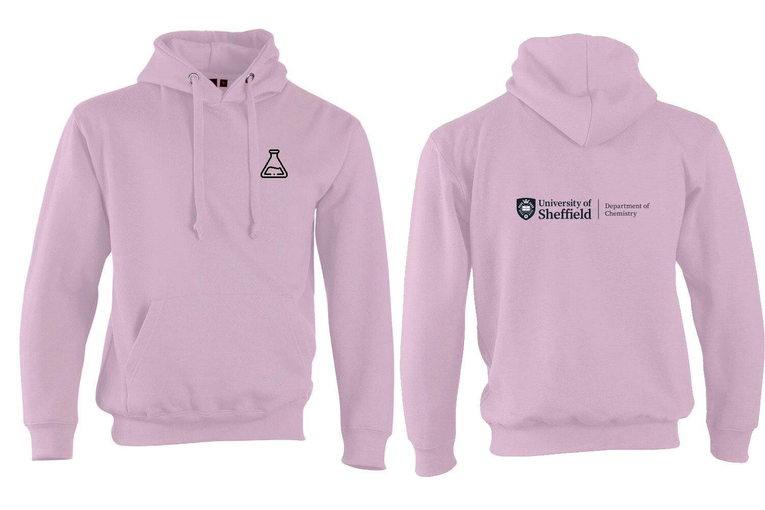 UoS Chemistry Black Logo Hoodie