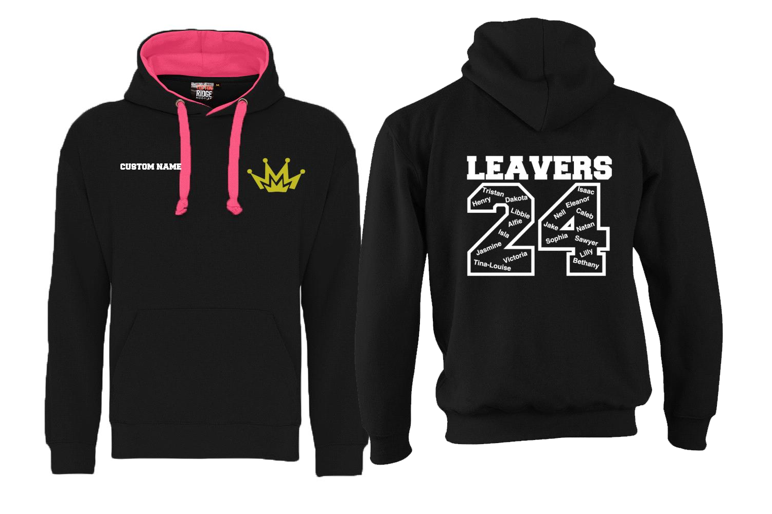 KSM Leavers Contrast Adult Hoodie 2024