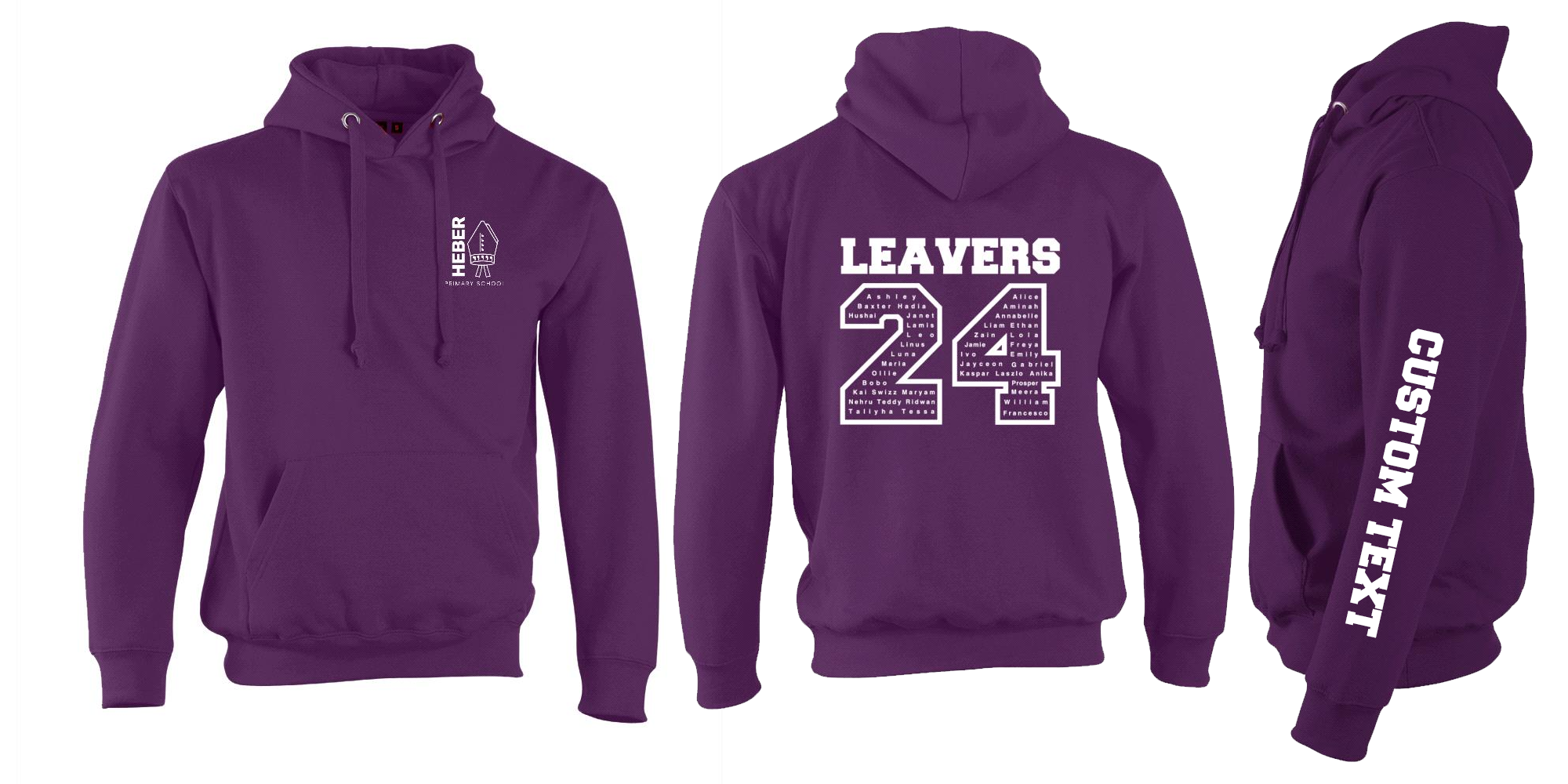 Heber Year 6 Adult Leavers Hoodie 2024