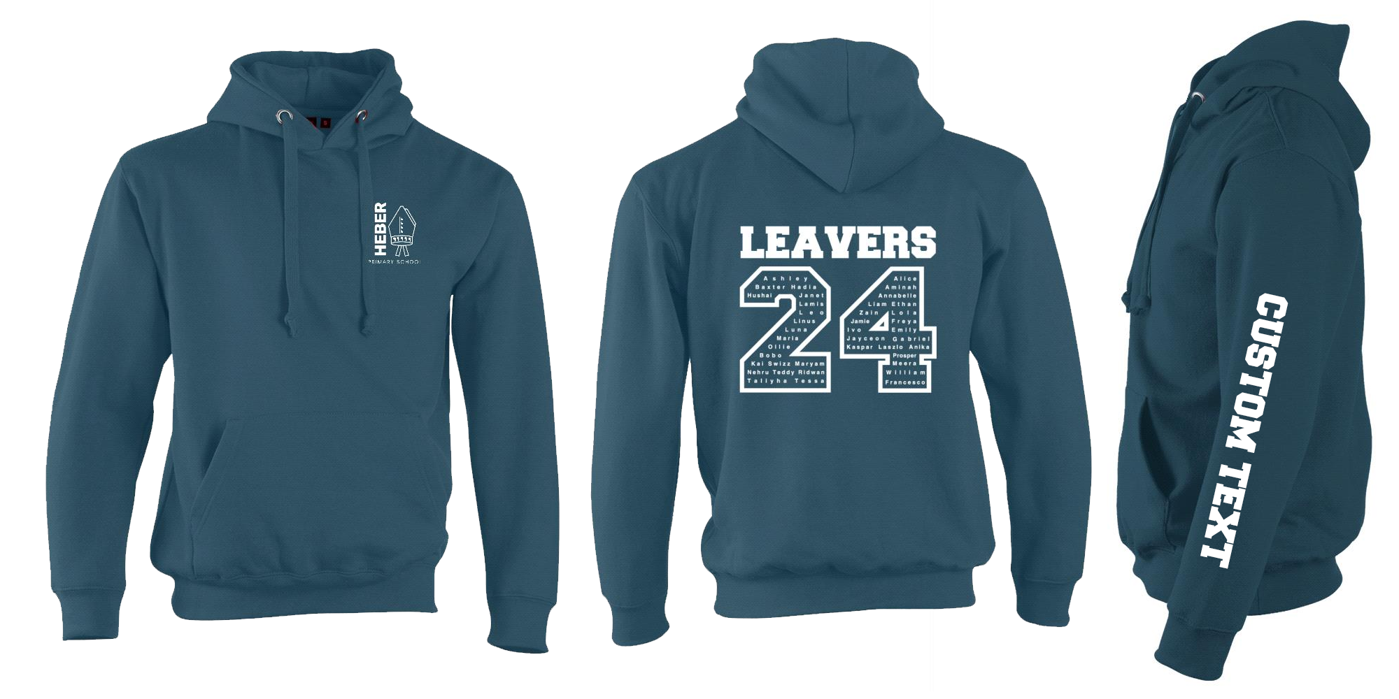 Heber Year 6 kids Leavers Hoodie 2024