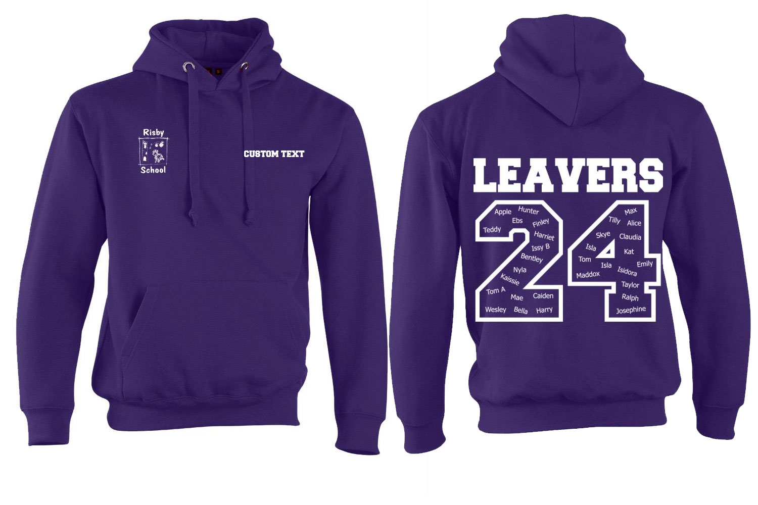 Risby Leavers 24 Kids Hoodie