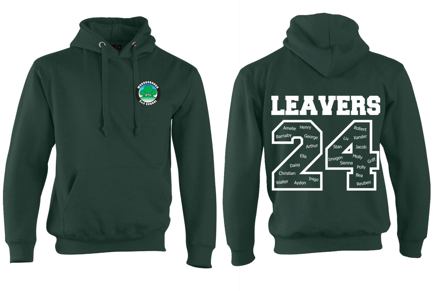 Woodborough Leavers 24 Kids Hoodie