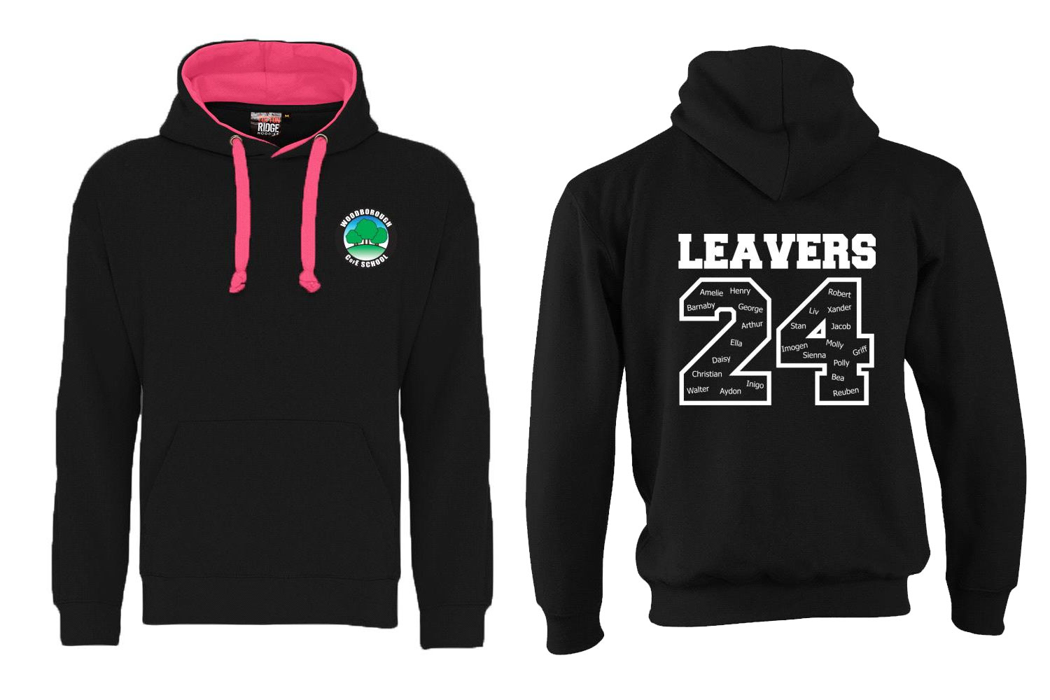 Woodborough Leavers 24 Contrast Hoodie