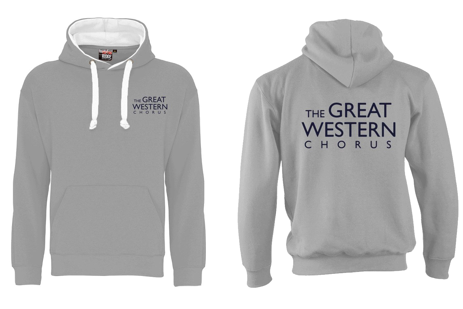 GWC Premium Hoodie With navy Logo