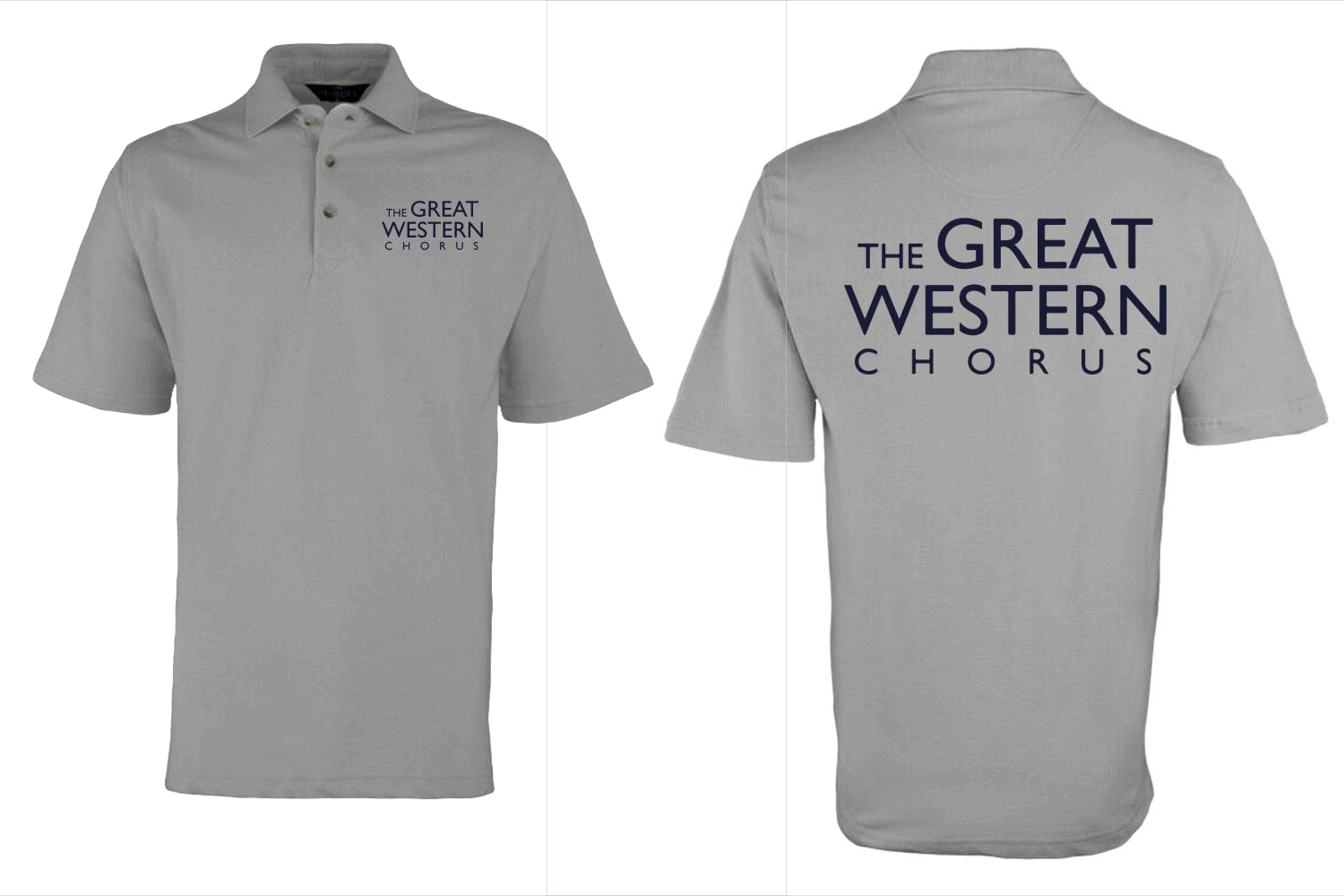 GWC Polo with navy Logo