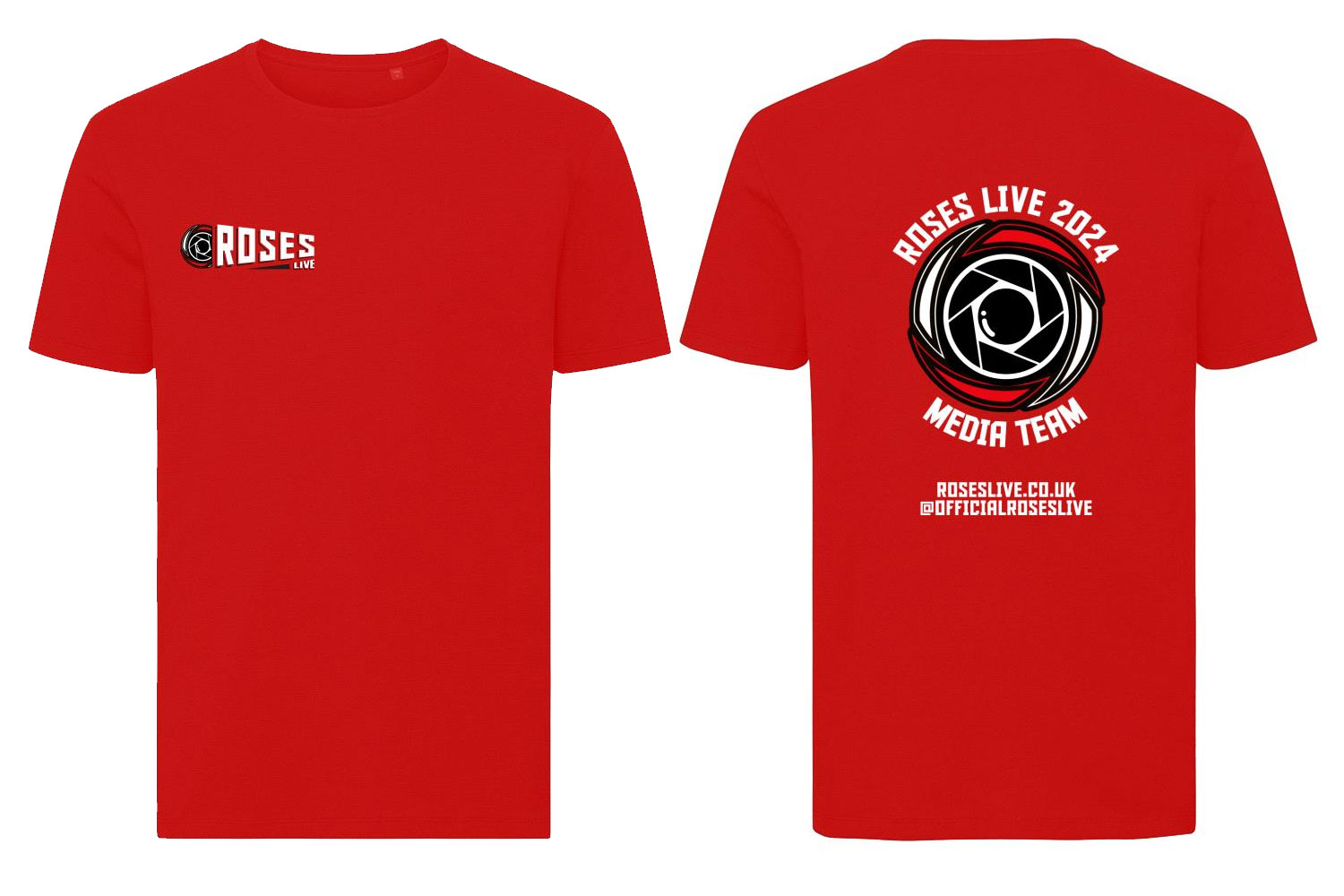 Roses Live Black Logo T-Shirt