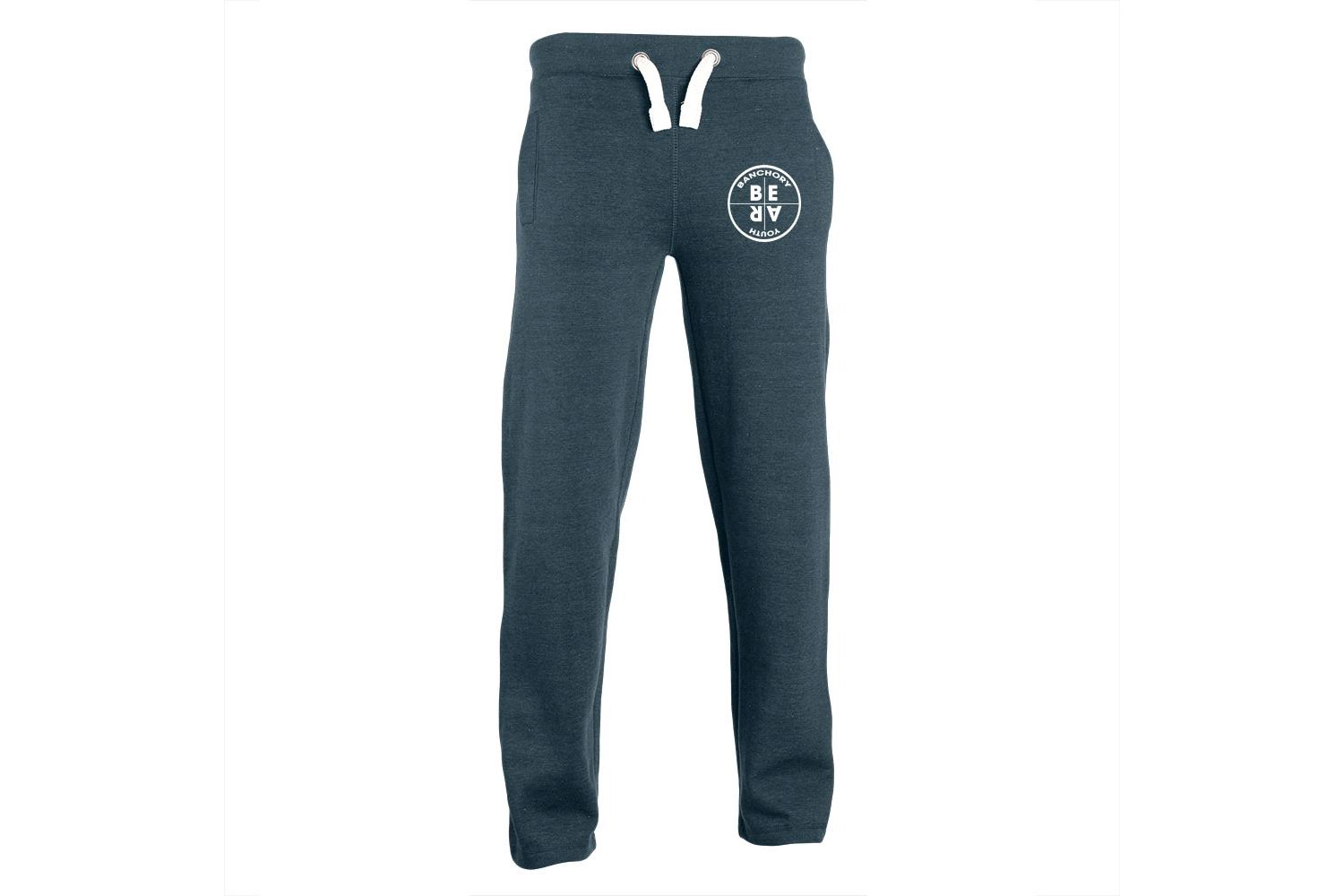 Banchory White Logo Jog Pants