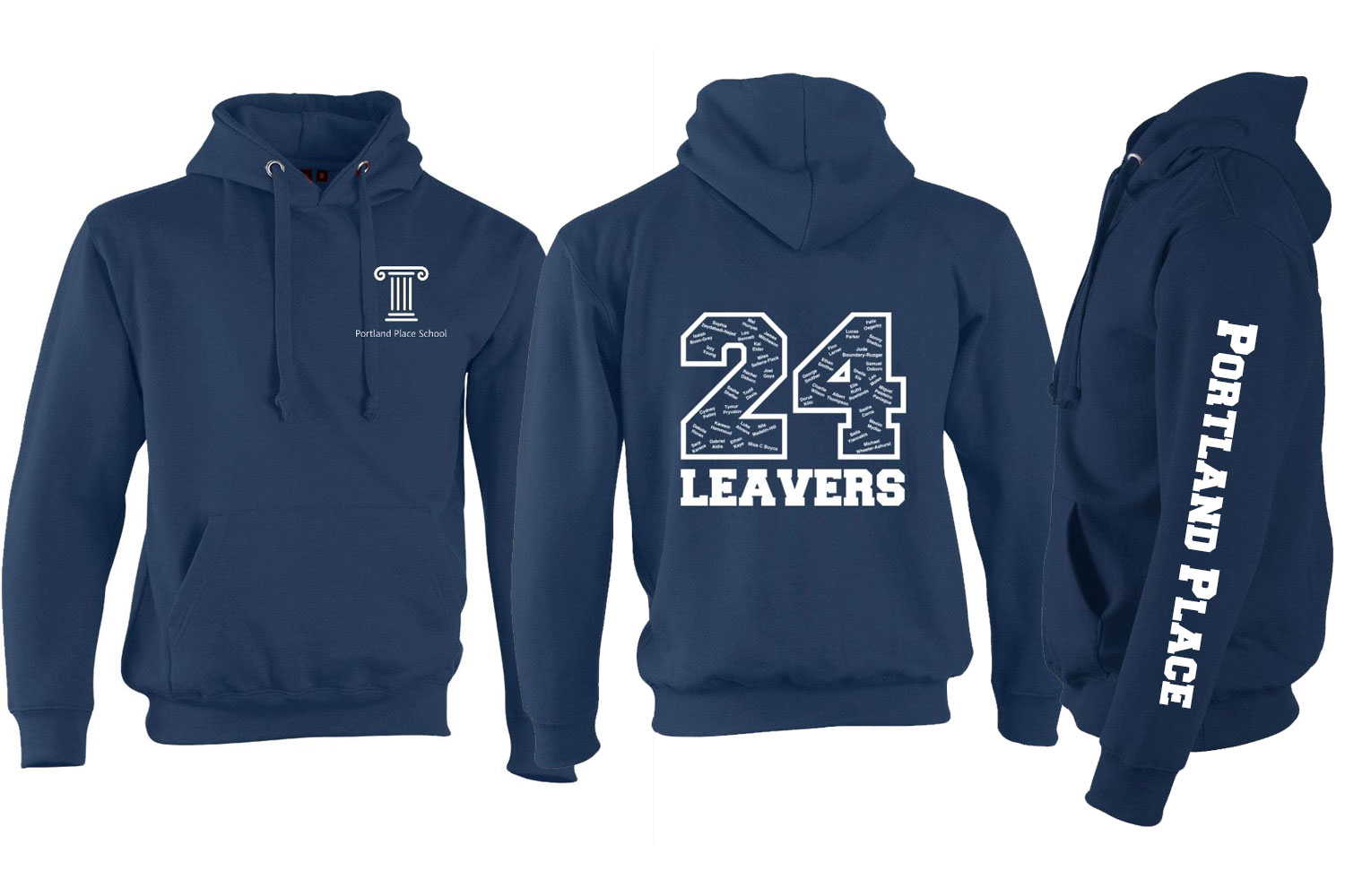 Portland Place Leavers 24 Adult Hoodie