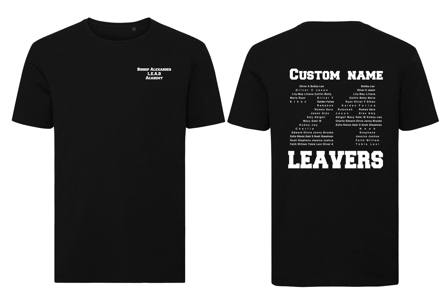 Bishop Alexander Kids Leavers t shirts