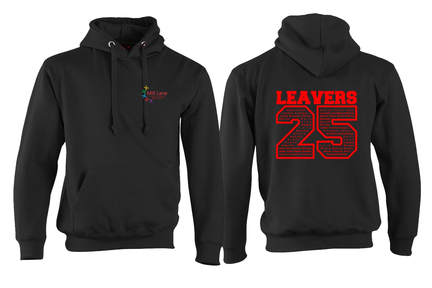 Mill Lane Kids Leavers hoodie 25