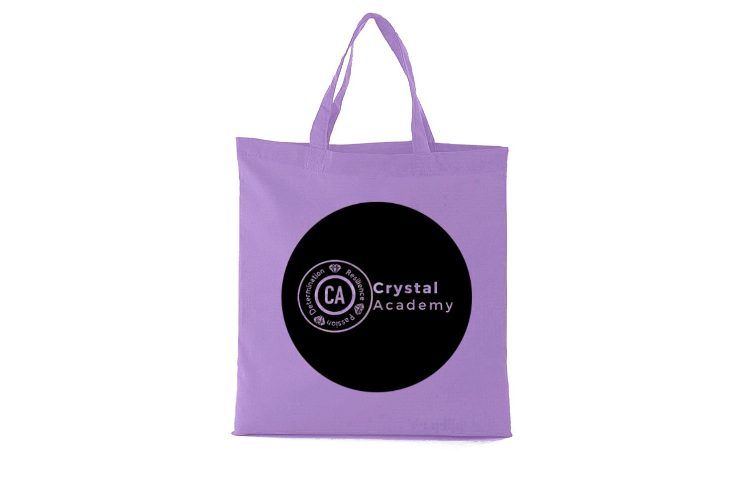 Crystal Academy Tote Bag Black Logo