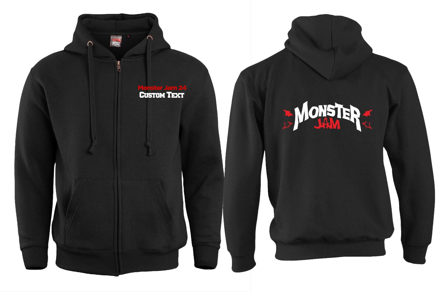 Monster Jam 24 Zipped Hoodie