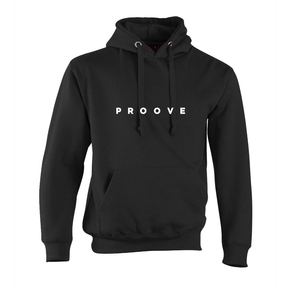 Proove Hoodie white logo