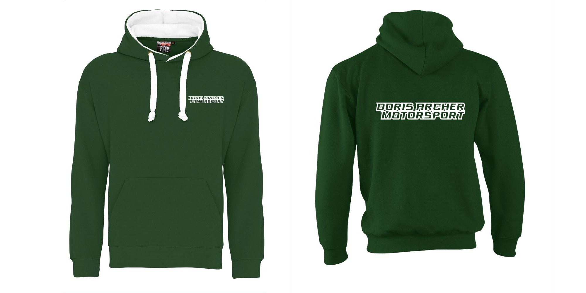 Doris Archer Motorsport Hoodie White